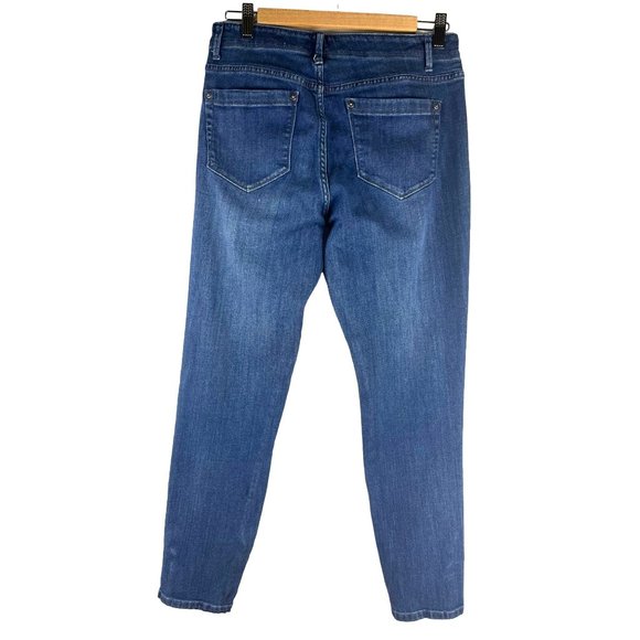 J.Jill Denim Authentic Fit Slim Ankle Jeans, Women's Size 8 - Picture 2 of 10